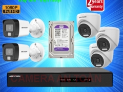 Trọn bộ 5 camera giám sát chất lượng cao Hikvision Full HD 2.0